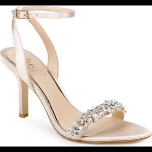 Jewel Badgley Mischka wedding heels